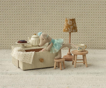 Dance mouse in daybed - Little sister - Maileg